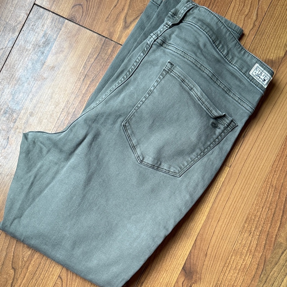 Seven7 Women's Gray/Green Jeans
